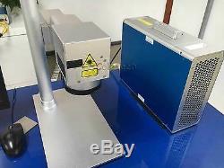 20W Fiber Laser Marking Machine & Rotary Metal Engraving110V / 220V DHL 4-5 Days