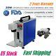20w Fiber Laser Marking And Engraving Machine Metal Engraver With Ratory Axis