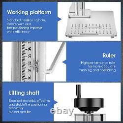 20W Fiber Optical Laser Marking Engraving Machine Engraver with 8 x 8 Work Area