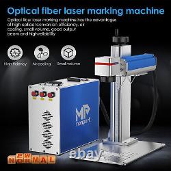 20W Fiber Optical Laser Marking Engraving Machine Engraver with 8 x 8 Work Area