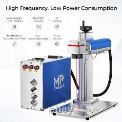 20W Fiber Optical Laser Marking Engraving Machine Engraver with 8 x 8 Work Area