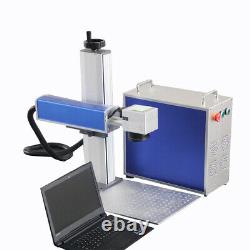 20W MOPA M6 Fiber Laser Marking Machine Engraving Aluminum Black Color Marking