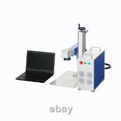 20W MOPA M6 Fiber Laser Marking Machine Engraving Aluminum Black Color Marking