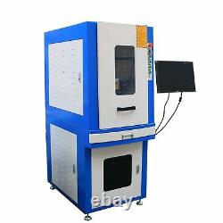 20W Raycus Fiber Laser Marking Engraving Machine with enclosed 110110mm