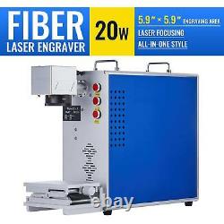 20W Raycus Fiber Laser Marking Machine Metal Laser Marker Engraver 5.9 x 5.9