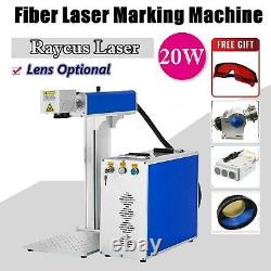 20W Split Fiber Laser Marking Machine Raycus Laser Engraver + Rotation Axis