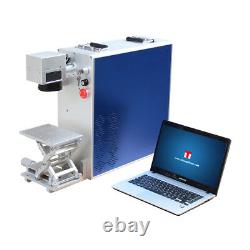 20w Fiber laser marking engraving machine USB metal/none metal with goggle