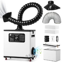 210W Fume Extractor Air Purifier for Fiber Laser Marking Engraver Machine 110V
