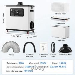 210W Fume Extractor Air Purifier for Fiber Laser Marking Engraver Machine USA