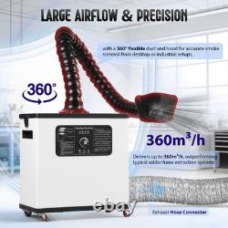 210W Fume Extractor Air Purifier for Fiber Laser Marking Engraver Machine USA