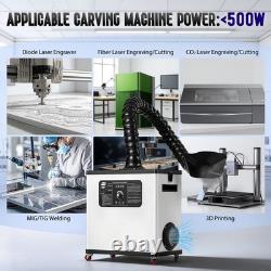 210W Fume Extractor Air Purifier for Fiber Laser Marking Engraver Machine USA