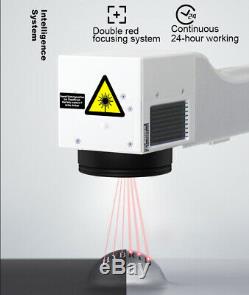220V 20W Intelligent Optical Fiber Laser Marking Machine LOGO Image Engraver