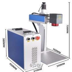 2.5D 100W JPT Mopa Fiber Laser Marking Machine Metal Deep Relief Engraver EZCAD3