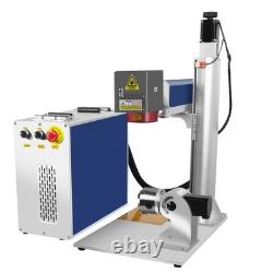 2.5D 100With200With300W JPT M7 Mopa Fiber Laser Marking Machine 120W Fume Extractor