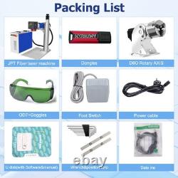 2.5D 100With200With300W JPT M7 Mopa Fiber Laser Marking Machine 120W Fume Extractor