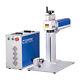 30w 110110mm Fiber Laser Marking Machine Metal Engraver With D80 Rotary Axis