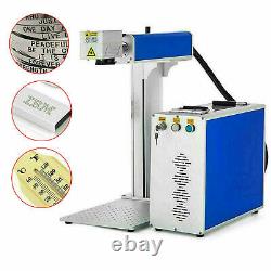 30W 110V Fiber Laser Marking Machine Metal Engraving Engraver High Precision