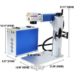 30W 110V High Precision Fiber Laser Marking Metal Engraving Engraver Machine