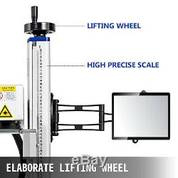 30W 150150mm Fiber Laser Marking Machine Laser Engrave Metal & Non-metal