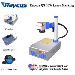 30W 50W Raycus QB Fiber Laser Marking Machine Laser Engraver For Metal Jewerly