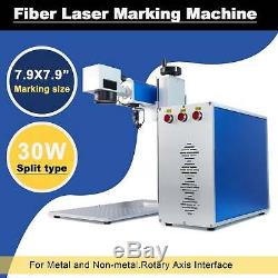 30W 7.9x7.9 Watt Split Fiber Laser Marking Machine 32/64 Bit Windows Xp/7/8/10