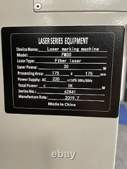 30W CAMFive Laser Fiber Engraver Marker FM30 for Metals & Others