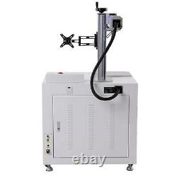 30W Cabinet Fiber Laser Marking Machine 7.9 ×7.9 Metal Marker Cutter Engraver