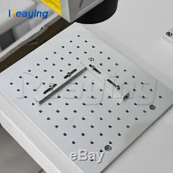 30W DIY fiber metal marking engraving machine with 300300mm lens rotary device
