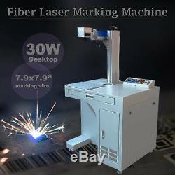 30W Desktop Fiber Laser Marking Machine 32/64 Bit Windows Xp/7/8/10 7.9x7.9 CNC