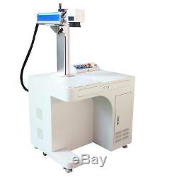 30W Desktop Fiber Laser Marking Machine 7.9x7.9 Metal Engraver Engraving CNC