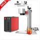 30w Fiber Laser Engraver Cutter For Metal Color Marking 6.9x6.9 With Rotary Axis