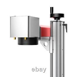30W Fiber Laser Engraver Cutter for Metal Color Marking 6.9x6.9 with Rotary Axis