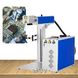 30W Fiber Laser Engraver Lazer Marking Machine with 80mm Rotary Axis 1500W USA