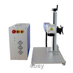 30W Fiber Laser Marking Engraving Engraver Machine Raycus Laser with Rotary Axis