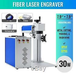 30W Fiber Laser Marking Machine 32/64 Bit Windows Xp/7/8/10 200x200mm Split Type