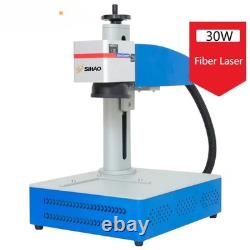 30W Fiber Laser Marking Machine Engraving Cutter with EZCAD2 Control Software