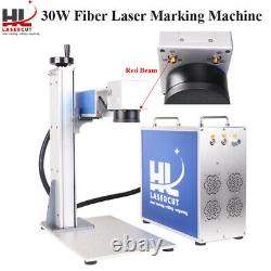 30W Fiber Laser Marking Machine Engraving Equipment Metal Engraver EzCad2 USA