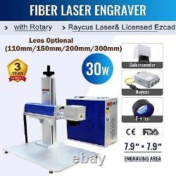 30W Fiber Laser Marking Machine Metal Engraver Raycus Laser for Tumbler