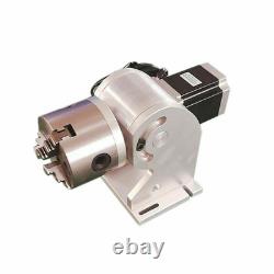 30W Fiber Laser Marking Machine Metal Engraving Engraver EzCad2 WithRotary Axis