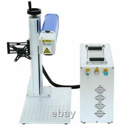 30W Fiber Laser Marking Machine Metal Engraving Engraver EzCad2 WithRotary Axis