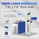 30w Fiber Laser Marking Machine Metal Marker Engraver 7.9x7.9 With D80 Rotary