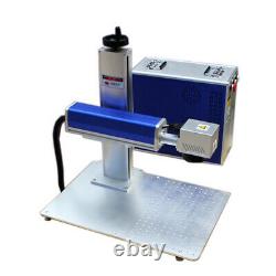 30W Fiber Laser Marking Machine Metal Non-Mental Engraving With Rotary axis, FDA