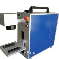30W Fiber Laser Marking Machine Portable Machine 3D printer ring mark gunmark