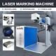 30w Fiber Laser Marking Machine With Rotary Axis 7.9x7.9 Metal Engraver Engraving