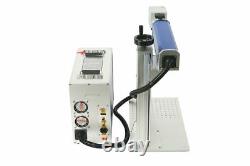 30W Fiber Laser Marking Machine for Metal 150mmx150mm EzCad2 & Rotary Axis US