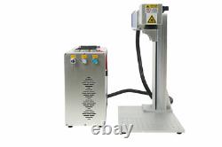 30W Fiber Laser Marking Machine for Metal 175mmx175mm EzCad2 & Rotary Axis US