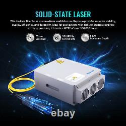 30W Fiber Laser Marking Metal Engraver Marker 7.9x7.9 with Rotary Axis