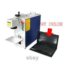 30W Fiber laser metal marking Engraving machine logos jerwely Printer 110V