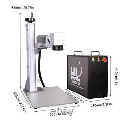 30W JPT Fiber Laser Marking Engraver Machine for Engraving Metal Rings Steel