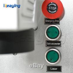 30W Mini Fiber Laser Metal Engraving Marking Machine Sino Galvo Lens 110110mm